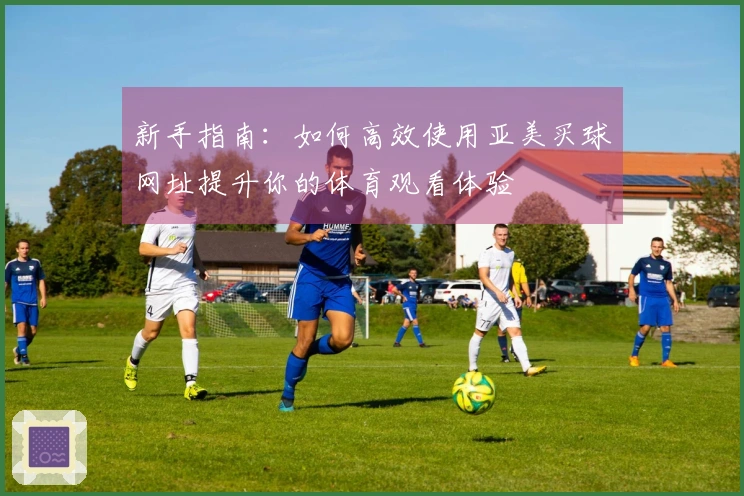 新手指南：如何高效使用亚美买球网址提升你的体育观看体验